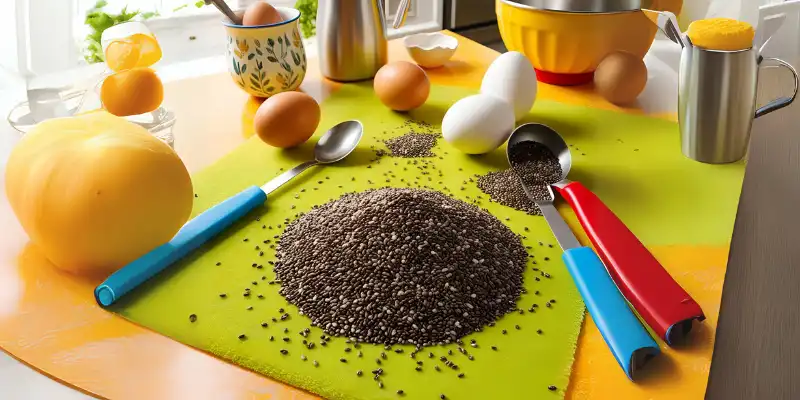 Learn how to use chia seeds instead of eggs for plant-based baking options.