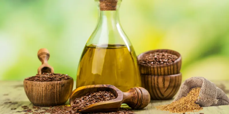 Flaxseed oil and seeds