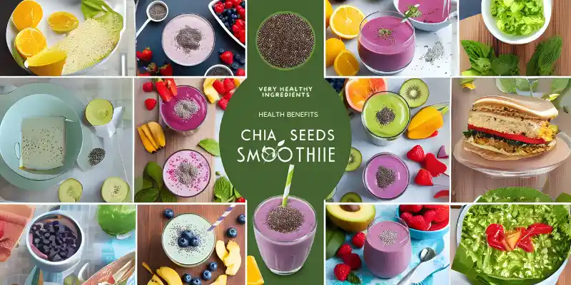 Chia seed smoothies for weight loss with fruits, greens, and protein-rich ingredients.